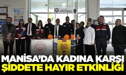 Manisa'da kadına karşı şiddete farkındalık etkinliği