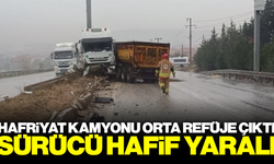 Manisa'da korkutan kaza: Sürücü hafif yaralandı!