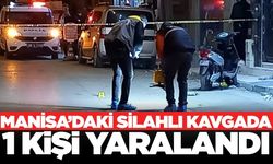 Manisa'da silahlı kavga! 1 yaralı