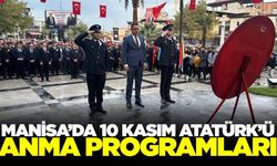 Manisa'nın ilçelerinde Atatürk anıldı