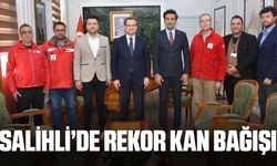 Manisa'nın ilçesinde Kızılay'a rekor bağış