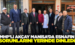 MHP Grup Başkanvekili Erkan Akçay Manisa’da esnafla buluştu