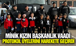 Minik kızın başkanlık vaadi gerçekleşti