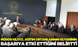 Müdür Kilitci, temizlik personeliyle bir araya geldi