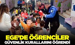 Aydın'da minikler polisle tanıştı!