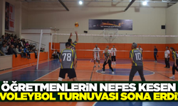 Selendi'de öğretmenlerin voleybol turnuvası sona erdi