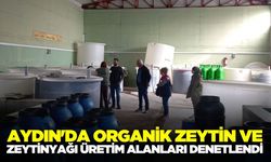 Ege'de zeytinyağı üretim alanları denetlendi