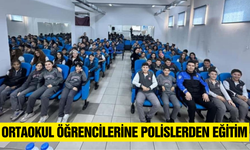 Ortaokul öğrencilerine trafik eğitimi