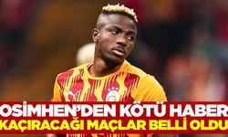 Osimhen'in sakatlığı netleşti: Peki, Osimhen kaç maç kaçıracak?