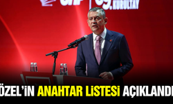 Özgür Özel'in anahtar listesi belli oldu!