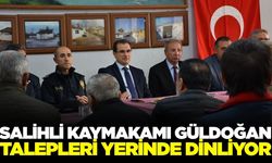 Kaymakam Güldoğan mahalle sakinleri ile buluştu