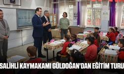 Salihli'de Kaymakam Güldoğan'dan okul ziyaretleri