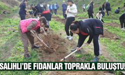 Salihli'de 600 fidan toprakla buluştu!