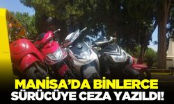 Salihli’de binlerce araç denetlendi