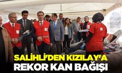 Salihli'de kan bağışına yoğun ilgi!
