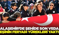 Alaşehir'de şehit polis için tören düzenlendi