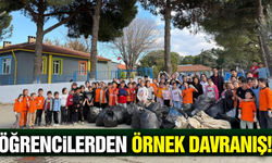 Sarıgöllü öğrencilerden topluma örnek çevre hareketi