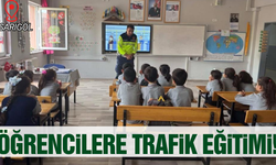 Sarıgöl'de öğrencilere trafik bilinci aşılanıyor!