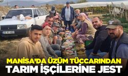 Sarıgöl'de gelenek devam ediyor: Üzüm işçileri unutulmadı!