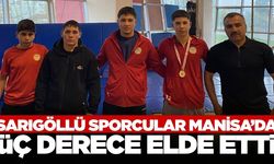 Sarıgöllü güreşçiler Manisa'da önemli başarılar kazandı