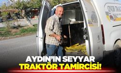 Ege'de çiftçilerin imdadına 'mobil tamir' aracı