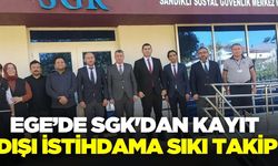 Ege'de kayıt dışı çalışmayla mücadele anlatıldı