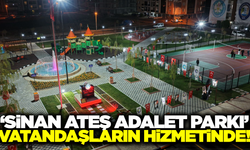"Sinan Ateş Adalet Parkı" Salihli'de törenle açıldı!