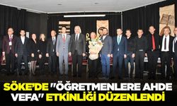 Aydın'da Öğretmenlere Ahde Vefa