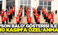 Minik öğrencilerden unutulmaz 10 Kasım gösterisi