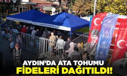 Bozdoğan’da Ata tohumu fideleri dağıtıldı!