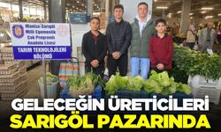 Sarıgöl'de öğrencilerin üretimine yoğun ilgi!
