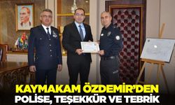 Kütahya'da polise teşekkür ve tebrik
