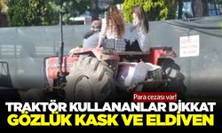 Trafikte yeni dönem: Traktör, bisiklet ve elektrikli bisiklet...