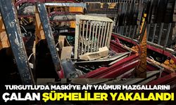 Turgutlu'da MASKİ’ye Ait Yağmur Mazgallarını Çalan Şüpheliler Yakalandı