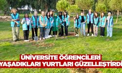 Ege'de öğrenciler yurtlarını güzelleştirdi