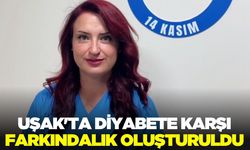 Uşak'ta diyabete karşı farkındalık