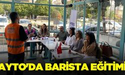 AYTO'da barista eğitimi tamamlandı!