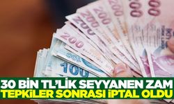 Büyük tepkilere neden olmuştu! 30 binlik zam iptal oldu