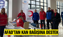 Kan bağışı kampanyası büyük ilgi gördü!