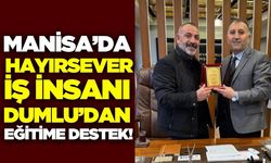 Alaşehir'de hayırsever iş insanından, Yıldırım Beyazıt İlkokulu’na destek