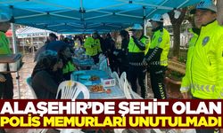 Alaşehir'de şehit polisler unutulmadı
