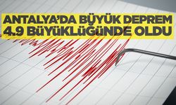 Antalya'da bir büyük deprem daha