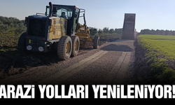 Saruhanlı'da arazi yollarını yenileme çalışmaları sürüyor!