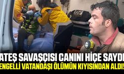 Manisa’da Alevlerin Arasından Hayata Dönüş: İtfaiye Eri Canını Hiçe Saydı!
