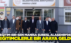 Başkan Ahmet Yasav ve ekibi Alaşehir’de eğitimcilerle buluştu