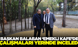 Emekli Kafe'de çalışmalar sürüyor!