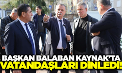 Başkan Balaban mahalle ziyaretlerini sürdürüyor!