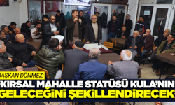 Başkan Dönmez, vatandaşlarla bir araya geldi