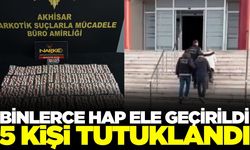Akhisar'da 5 Kişi, 11 Bin 750 Sentetik Ecza Hapla Yakalandı