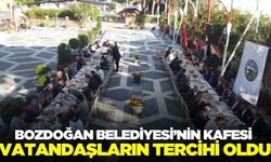 Bozdoğan’da adeta sosyal yaşamın kalbi oldu!